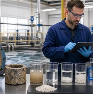 Struvite Removal Pipe from Wastewater Treatment